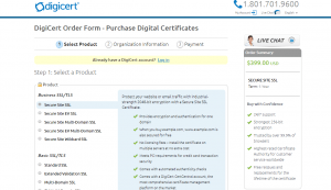 Digicert SSL Certificates